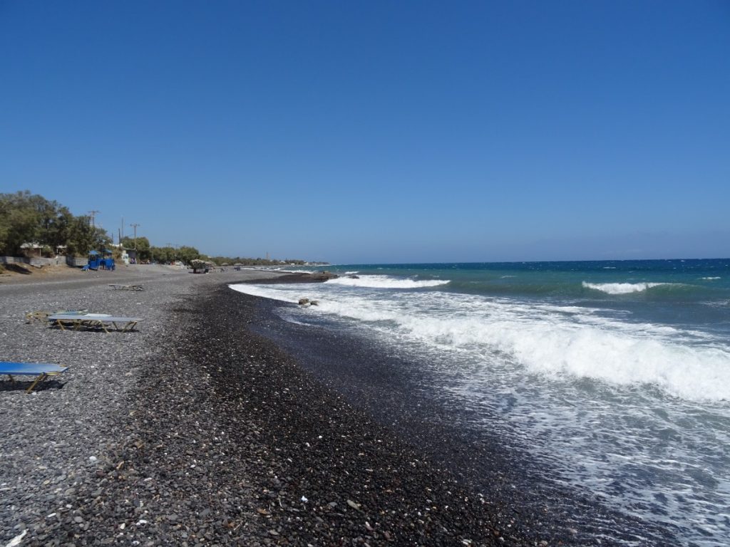 Santorini - spiaggia di Kamari