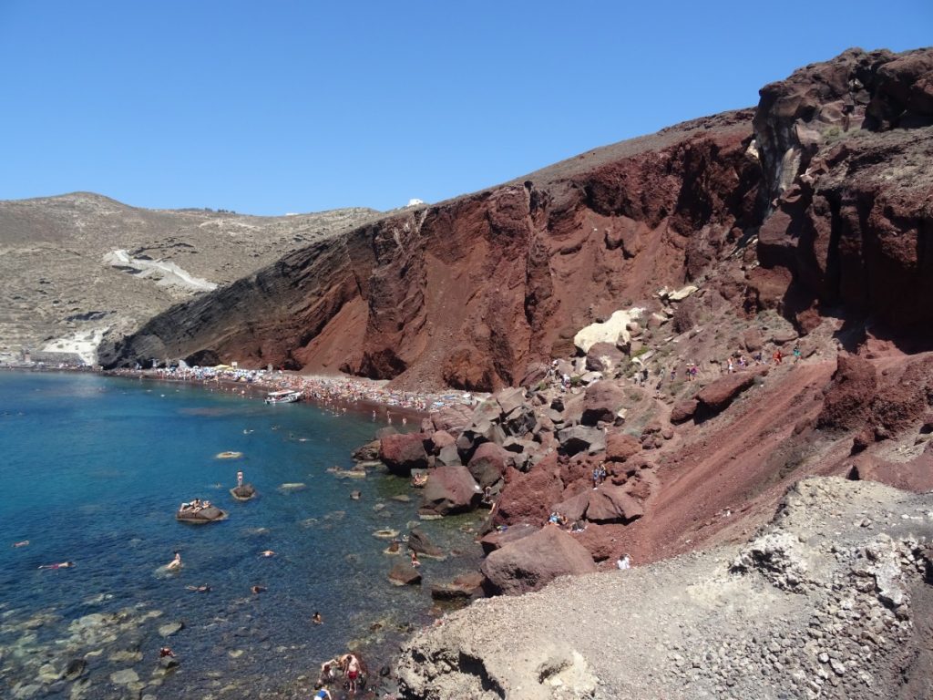 Santorini - Red beach