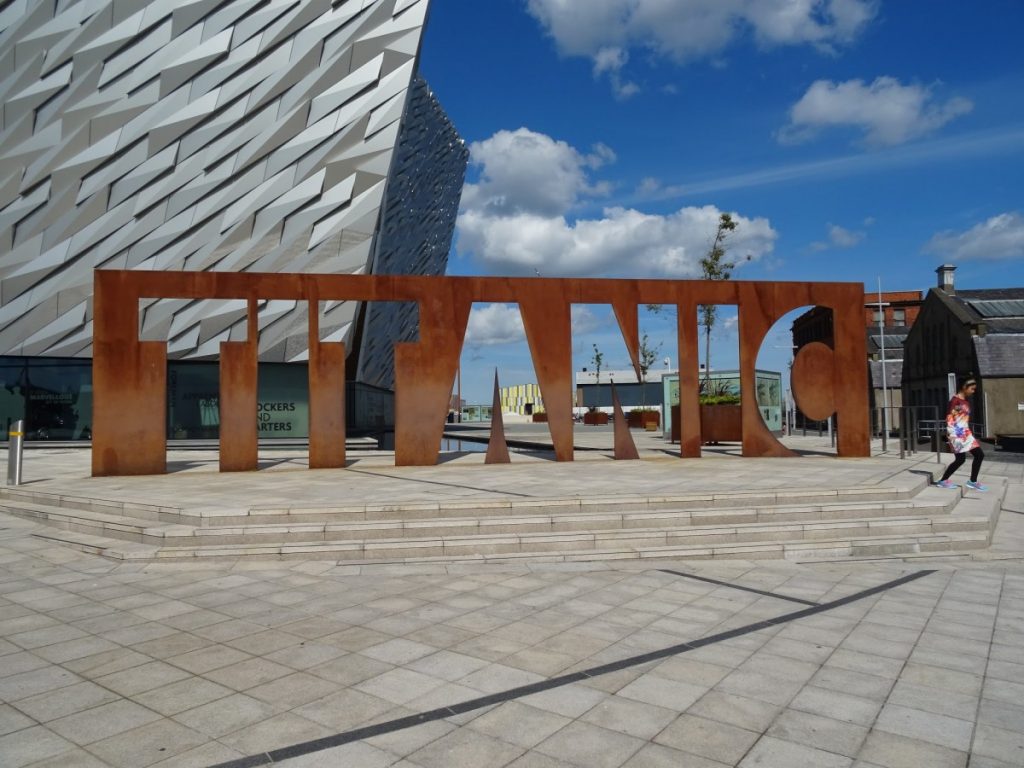 Belfast entrata al museo del titanic 