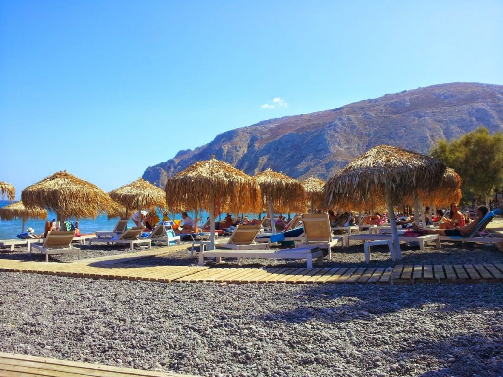 Santorini - spiaggia Kamari