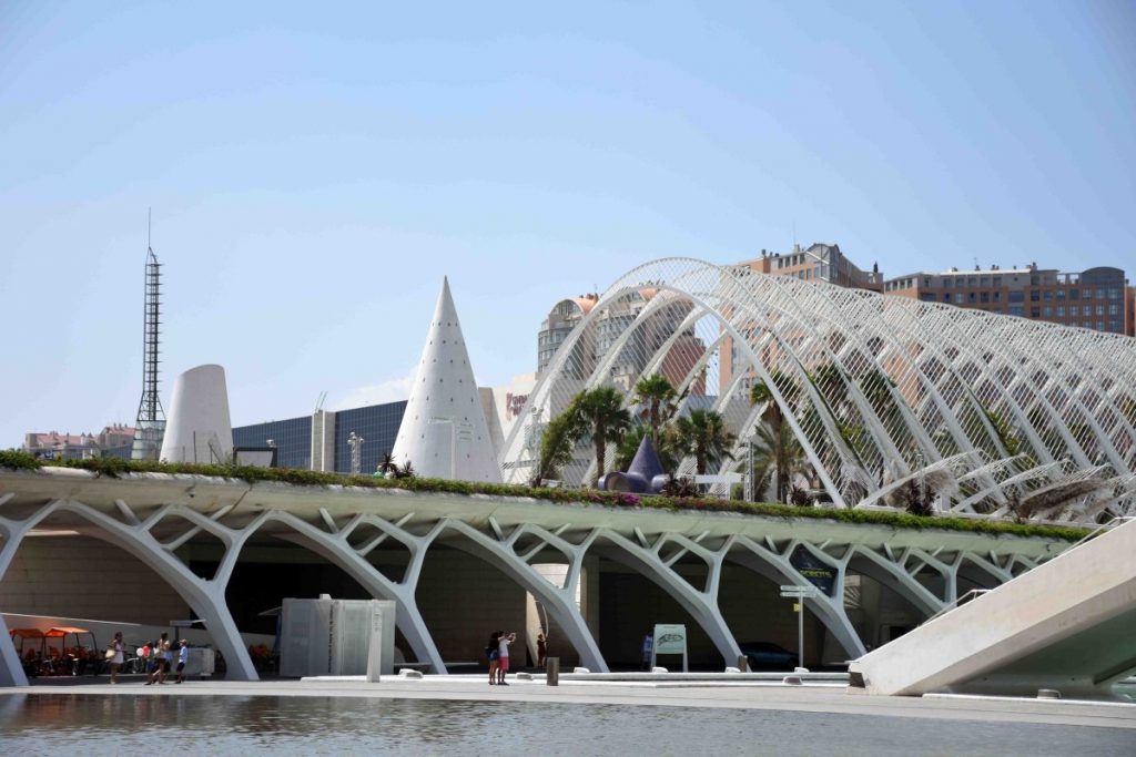 valencia umbracle nella citta delle arti e scienza