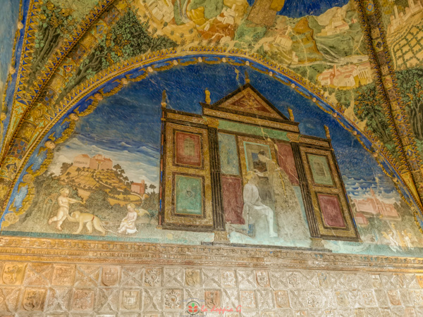 camera d'oro del castello di torrechiara