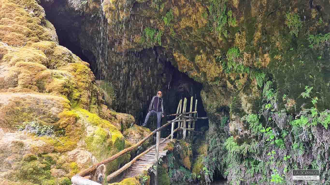 Percorso interno alle grotte di Labante Emilia Romagna
