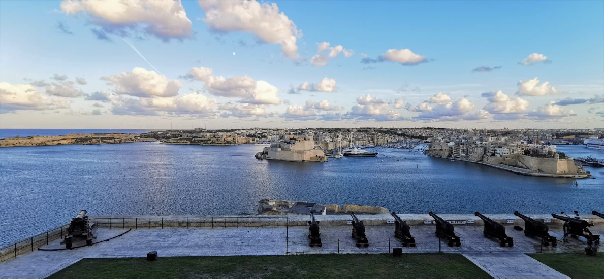 vista sulle 3 citta da la valletta malta