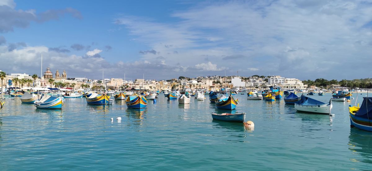 Marsaxlokk, villaggio di pescatori di Malta