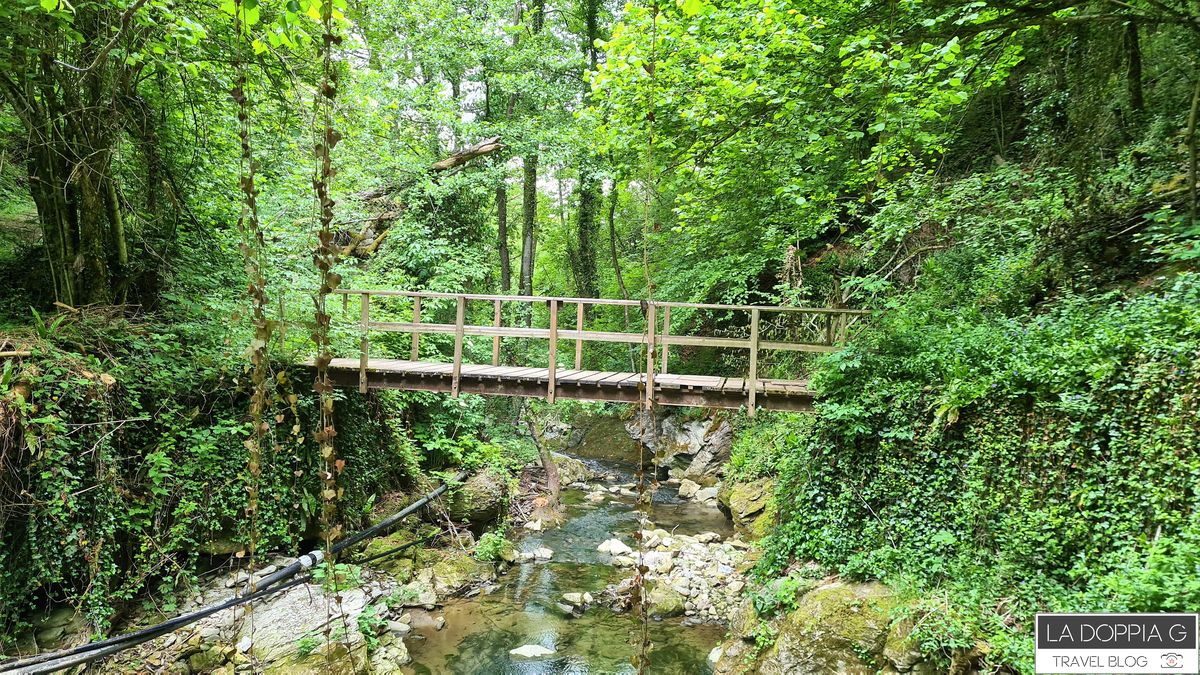 percorso cai 400/3 per orrido di gea a villa d'aiano appennino emiliano