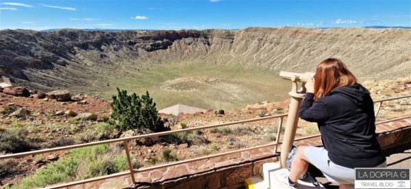 meteor crater in arizona lungo la Route 66 