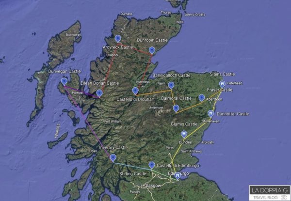 itinerario in 7 giorni alla scoperta dei castelli più belli di scozia