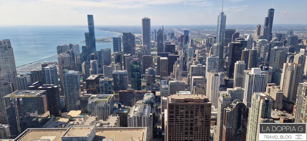 vista dall'hancock center di chicago