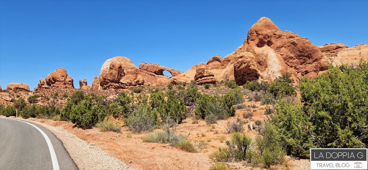 skyline arch nel Arches National Park in Utah USA