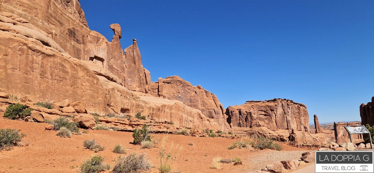 park avenue nel Arches National Park in Utah, USA